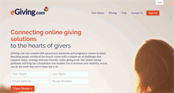 Desktop Screenshot of egiving.com